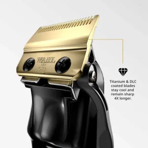 Wahl 5-Star Black Cordless Magic Clip Profesyonel Saç Kesme Makinesi