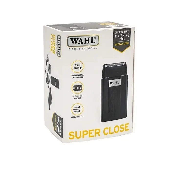 Wahl Super Close Profesyonel Finishing Shaver - Ultra Close Sıfır Traş Makinesi Wahl Super Close Profesyonel Finishing Shaver - Ultra Close Sıfır Traş Makinesi